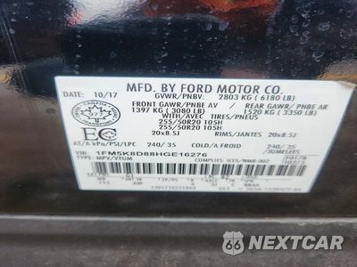 Zdjęcie 12 z 12 samochodu: 2017 FORD EXPLORER XLT VIN:1FM5K8D88HGE16276 - miniatura
