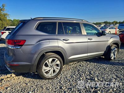 Trzecie zdjęcie samochodu z tyłu: 2021 VOLKSWAGEN ATLAS SE VIN:1V2HR2CA7MC541512 - miniatura