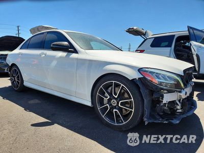 Czwarte zdjęcie samochodu z boku: 2020 MERCEDES-BENZ C 300 VIN:WDDWF8DB0LR544796 - miniatura