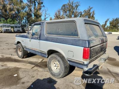 Drugie zdjęcie samochodu z przodu: 1991 FORD BRONCO U100 VIN:1FMEU15N4MLA02791 - miniatura
