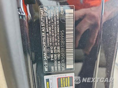 Zdjęcie 13 z 13 samochodu: 2008 MERCEDES-BENZ CLK 350 VIN:WDBTK56F98T089995 - miniatura