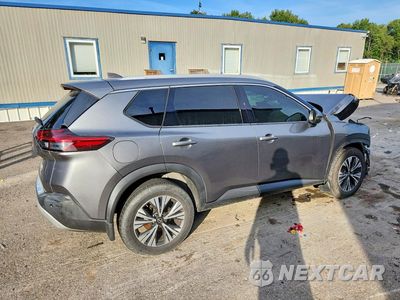 Trzecie zdjęcie samochodu z tyłu: 2021 NISSAN ROGUE SV VIN:5N1AT3BA0MC686169 - miniatura