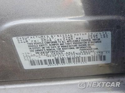 Zdjęcie 13 z 13 samochodu: 2017 NISSAN SENTRA SL VIN:3N1AB7AP7HY357554 - miniatura