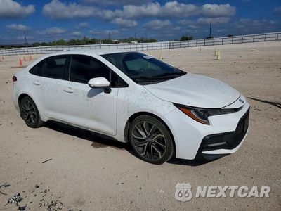 Czwarte zdjęcie samochodu z boku: 2022 TOYOTA COROLLA SE VIN:5YFS4MCE1NP103260 - miniatura