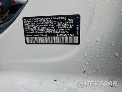 Zdjęcie 12 z 12 samochodu: 2021 VOLKSWAGEN PASSAT R-LINE VIN:1VWMA7A32MC005637 - miniatura