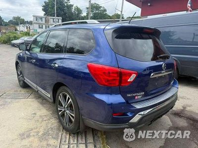 Drugie zdjęcie samochodu z przodu: 2018 NISSAN PATHFINDER PLATINUM VIN:5N1DR2MN0JC620741 - miniatura
