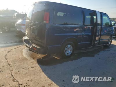 Trzecie zdjęcie samochodu z tyłu: 2002 CHEVROLET EXPRESS G1500 VIN:1GNFG65R121148453 - miniatura