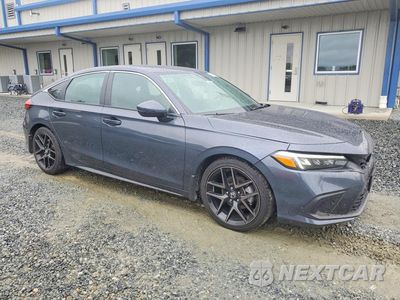 Czwarte zdjęcie samochodu z boku: 2024 HONDA CIVIC SPORT TOURING VIN:19XFL1H80RE030492 - miniatura