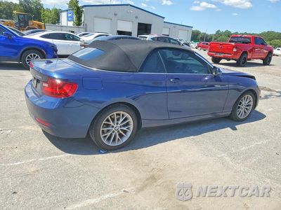 Trzecie zdjęcie samochodu z tyłu: 2015 BMW 228 I VIN:WBA1K5C57FV473776 - miniatura