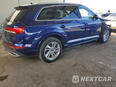 Trzecie zdjęcie samochodu z tyłu: 2021 AUDI Q7 PREMIUM VIN:WA1AJAF77MD038166 - miniatura