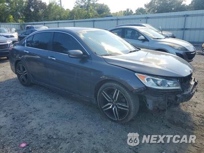 Czwarte zdjęcie samochodu z boku: 2017 HONDA ACCORD SPORT VIN:1HGCR2F53HA163430 - miniatura