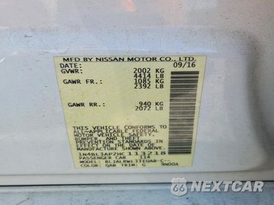 Zdjęcie 12 z 12 samochodu: 2017 NISSAN ALTIMA 3.5 SL VIN:1N4BL3AP2HC113218 - miniatura