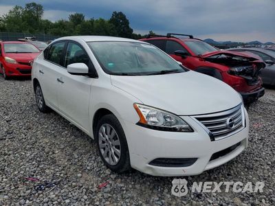 Czwarte zdjęcie samochodu z boku: 2014 NISSAN SENTRA SV VIN:3N1AB7AP4EL633911 - miniatura