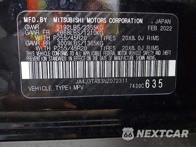 Zdjęcie 13 z 13 samochodu: 2022 MITSUBISHI OUTLANDER ES VIN:JA4J3TA83NZ072311 - miniatura