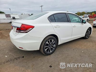 Trzecie zdjęcie samochodu z tyłu: 2015 HONDA CIVIC EX VIN:19XFB2F87FE240434 - miniatura