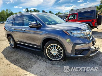 Czwarte zdjęcie samochodu z boku: 2021 HONDA PILOT TOURING VIN:5FNYF6H91MB045270 - miniatura