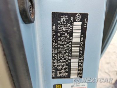 Zdjęcie 12 z 12 samochodu: 2007 TOYOTA CAMRY LE VIN:4T1BE46K27U644639 - miniatura
