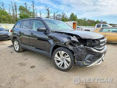 Czwarte zdjęcie samochodu z boku: 2021 VOLKSWAGEN ATLAS SE VIN:1V2HR2CA8MC518577 - miniatura