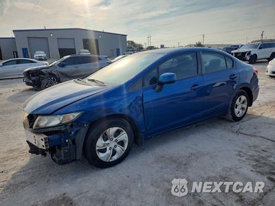 2013 HONDA CIVIC LX 2HGFB2F55DH585468 - główne zdjęcie licytacji z USA - miniatura