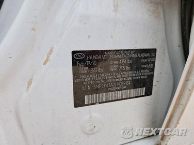 Zdjęcie 12 z 12 samochodu: 2020 HYUNDAI SONATA SEL VIN:5NPEF4JA2LH039134 - miniatura