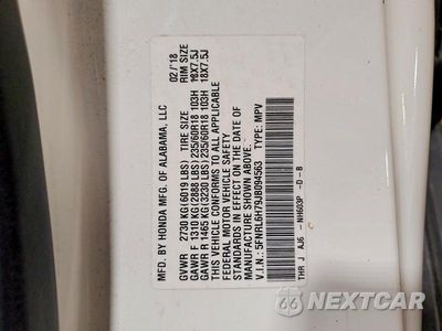 Zdjęcie 27 z 28 samochodu: 2018 HONDA ODYSSEY EXL VIN:5FNRL6H79JB094563 - miniatura