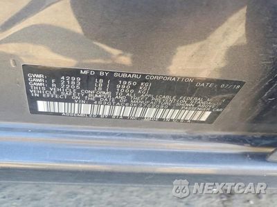 Zdjęcie 12 z 12 samochodu: 2019 SUBARU IMPREZA PREMIUM VIN:4S3GTAC60K3702090 - miniatura