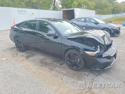 Czwarte zdjęcie samochodu z boku: 2026 HYUNDAI ELANTRA SEL SPORT VIN:KMHLM4DG7TU139874 - miniatura