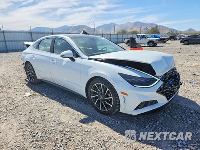 Czwarte zdjęcie samochodu z boku: 2020 HYUNDAI SONATA LIMITED VIN:5NPEH4J26LH059616 - miniatura