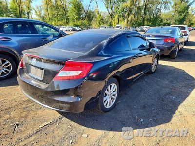 Trzecie zdjęcie samochodu z tyłu: 2012 HONDA CIVIC EXL VIN:2HGFG3B17CH523255 - miniatura