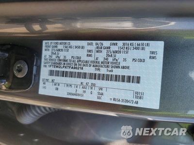 Zdjęcie 12 z 12 samochodu: 2026 FORD F150 STX VIN:1FTEW2LPXTFA90218 - miniatura