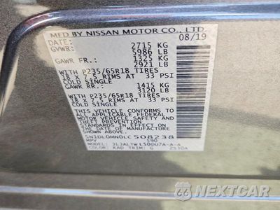Zdjęcie 12 z 12 samochodu: 2020 INFINITI QX60 LUXE VIN:5N1DL0MN0LC508238 - miniatura