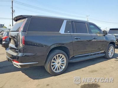 Trzecie zdjęcie samochodu z tyłu: 2023 CADILLAC ESCALADE ESV PREMIUM LUXURY VIN:1GYS3KKT9PR343912 - miniatura