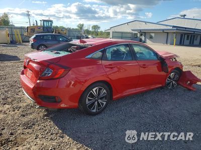 Trzecie zdjęcie samochodu z tyłu: 2017 HONDA CIVIC EX VIN:2HGFC1F34HH634834 - miniatura