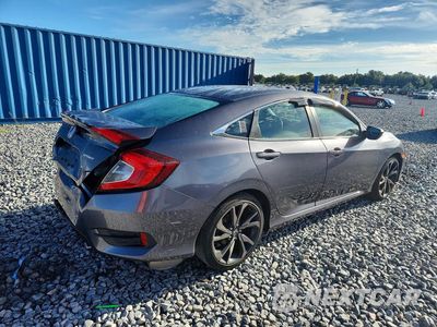 Trzecie zdjęcie samochodu z tyłu: 2020 HONDA CIVIC SPORT VIN:2HGFC2F89LH565911 - miniatura
