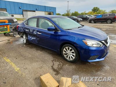 Czwarte zdjęcie samochodu z boku: 2019 NISSAN SENTRA SV VIN:3N1AB7AP4KY249805 - miniatura
