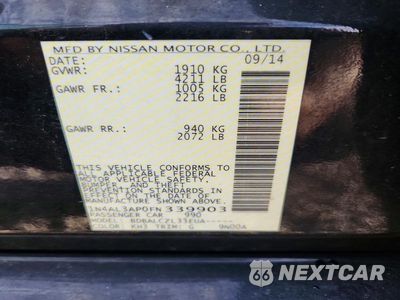 Zdjęcie 12 z 12 samochodu: 2015 NISSAN ALTIMA 2.5 S VIN:1N4AL3AP0FN339903 - miniatura