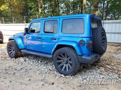 Drugie zdjęcie samochodu z przodu: 2021 JEEP WRANGLER UNLIMITED SAHARA 4XE VIN:1C4JJXP67MW802973 - miniatura