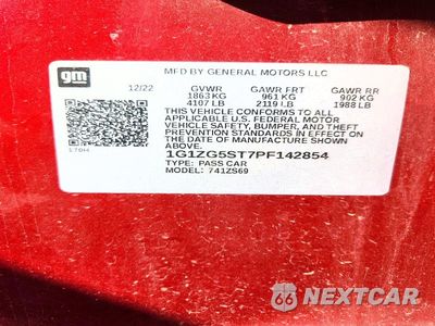 Zdjęcie 12 z 12 samochodu: 2023 CHEVROLET MALIBU RS VIN:1G1ZG5ST7PF142854 - miniatura