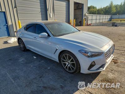 Czwarte zdjęcie samochodu z boku: 2019 GENESIS G70 2.0T ADVANCED VIN:KMTG44LA9KU012241 - miniatura
