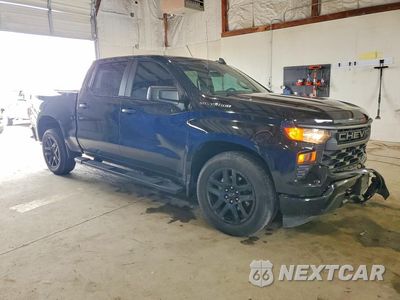 Czwarte zdjęcie samochodu z boku: 2024 CHEVROLET SILVERADO C1500 CUSTOM VIN:1GCPABEK5RZ406852 - miniatura