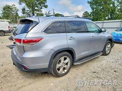 Trzecie zdjęcie samochodu z tyłu: 2015 TOYOTA HIGHLANDER LIMITED VIN:5TDDKRFH7FS123667 - miniatura