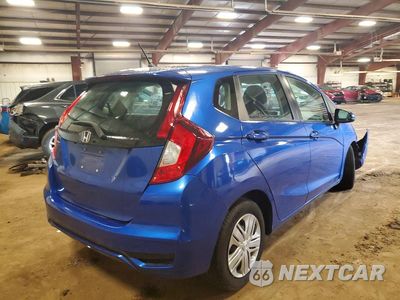 Trzecie zdjęcie samochodu z tyłu: 2020 HONDA FIT LX VIN:3HGGK5H44LM722801 - miniatura