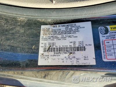 Zdjęcie 12 z 12 samochodu: 2008 FORD FUSION SE VIN:3FAHP07Z98R210035 - miniatura