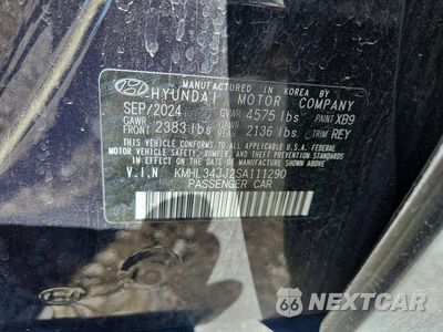 Zdjęcie 12 z 12 samochodu: 2025 HYUNDAI SONATA HYBRID SEL VIN:KMHL34JJ2SA111290 - miniatura