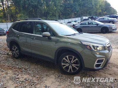 Czwarte zdjęcie samochodu z boku: 2021 SUBARU FORESTER LIMITED VIN:JF2SKAUC8MH411748 - miniatura