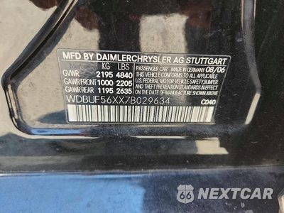 Zdjęcie 12 z 12 samochodu: 2007 MERCEDES-BENZ E 350 VIN:WDBUF56XX7B029634 - miniatura