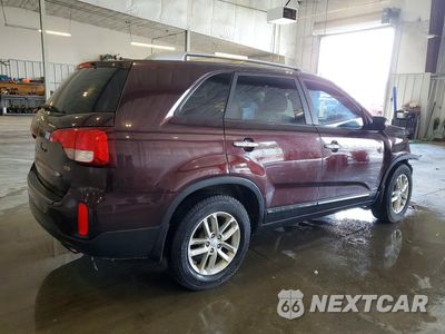 Trzecie zdjęcie samochodu z tyłu: 2014 KIA SORENTO LX VIN:5XYKTDA75EG450442 - miniatura