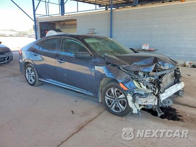 Czwarte zdjęcie samochodu z boku: 2018 HONDA CIVIC LX VIN:19XFC2F51JE014630 - miniatura