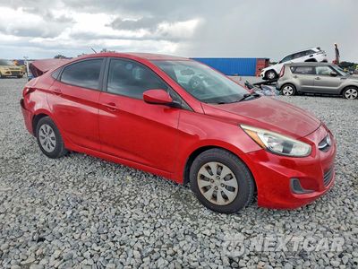 Czwarte zdjęcie samochodu z boku: 2015 HYUNDAI ACCENT GLS VIN:KMHCT4AE8FU796984 - miniatura