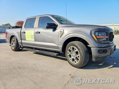 Czwarte zdjęcie samochodu z boku: 2024 FORD F150 STX VIN:1FTEW2KPXRKD25105 - miniatura